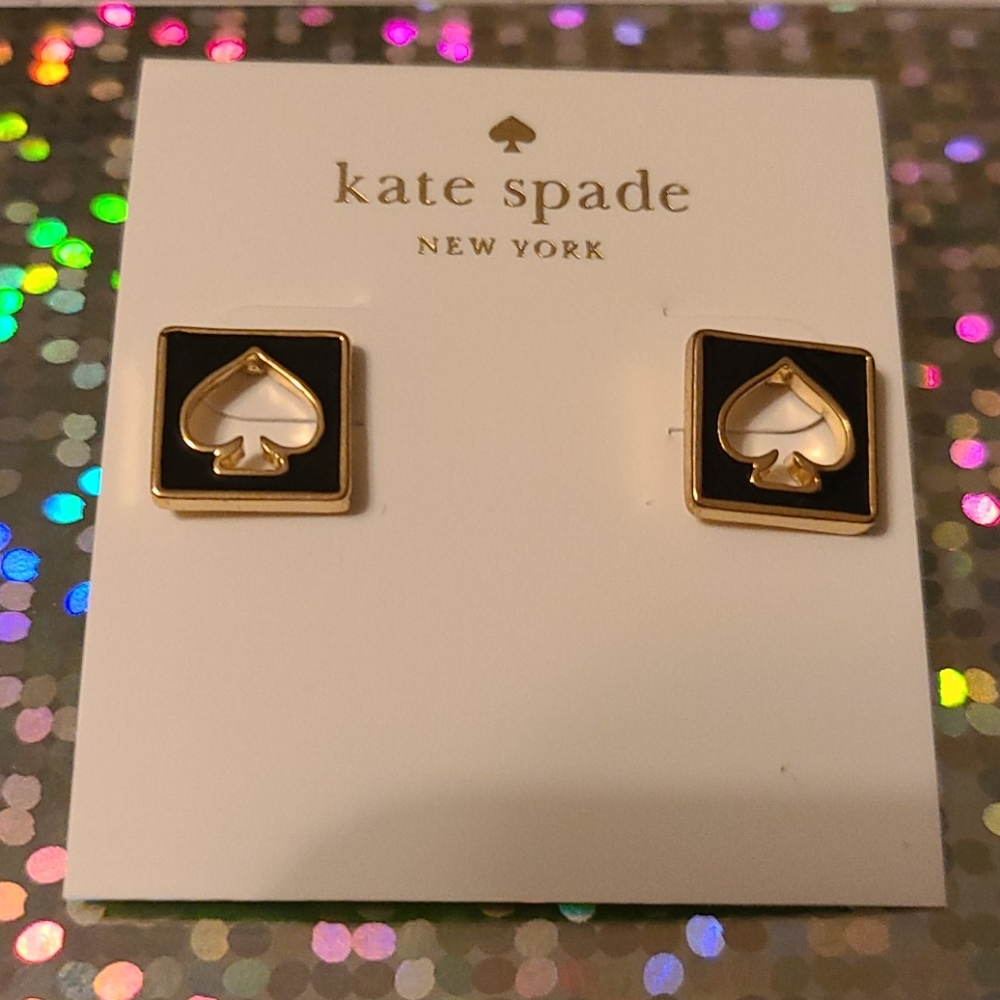 KATE SPADE ♠️ Punch Enamel Earrings